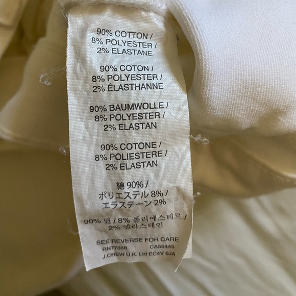J.Crew Toothpick white jeans - Picture 6 of 7